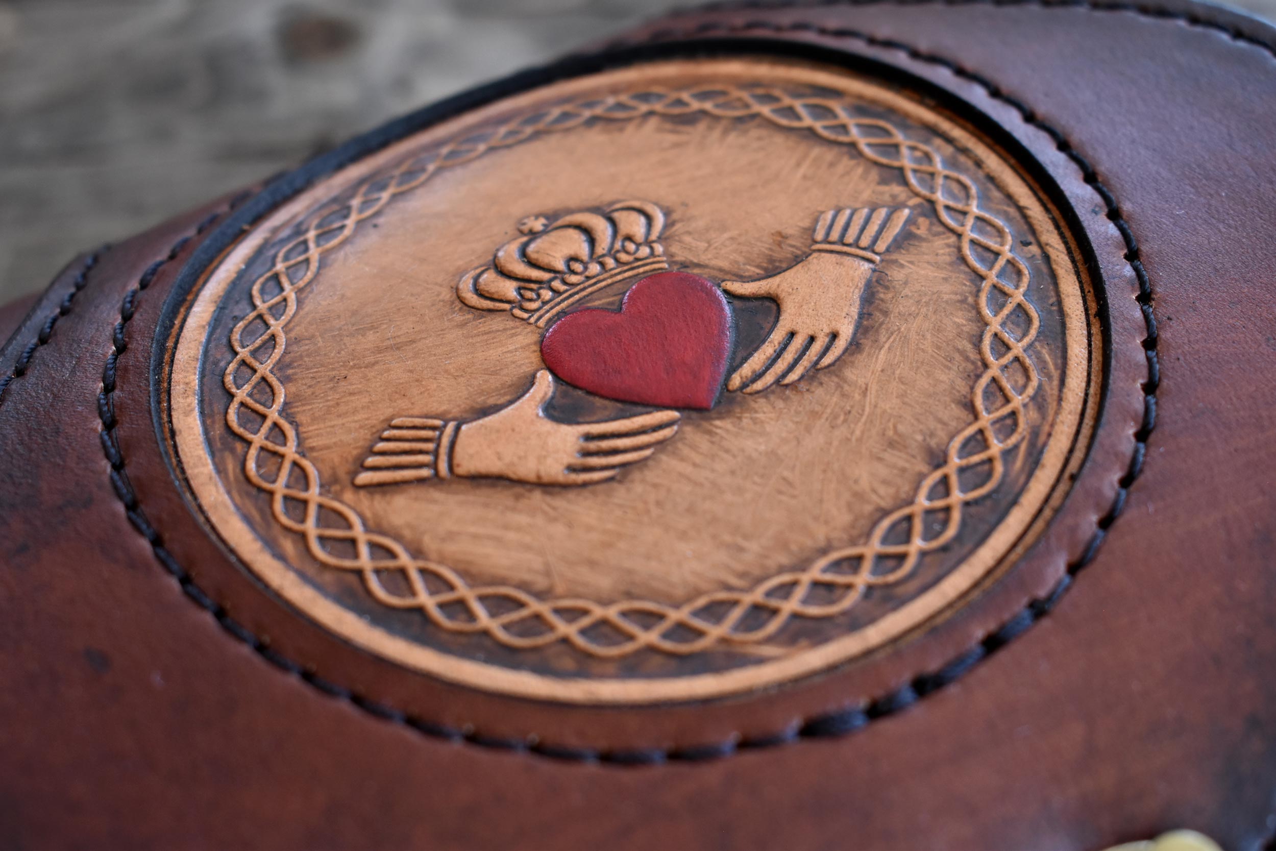 THE BRIGID - Crossbody Bag w/Celtic Knot Choice