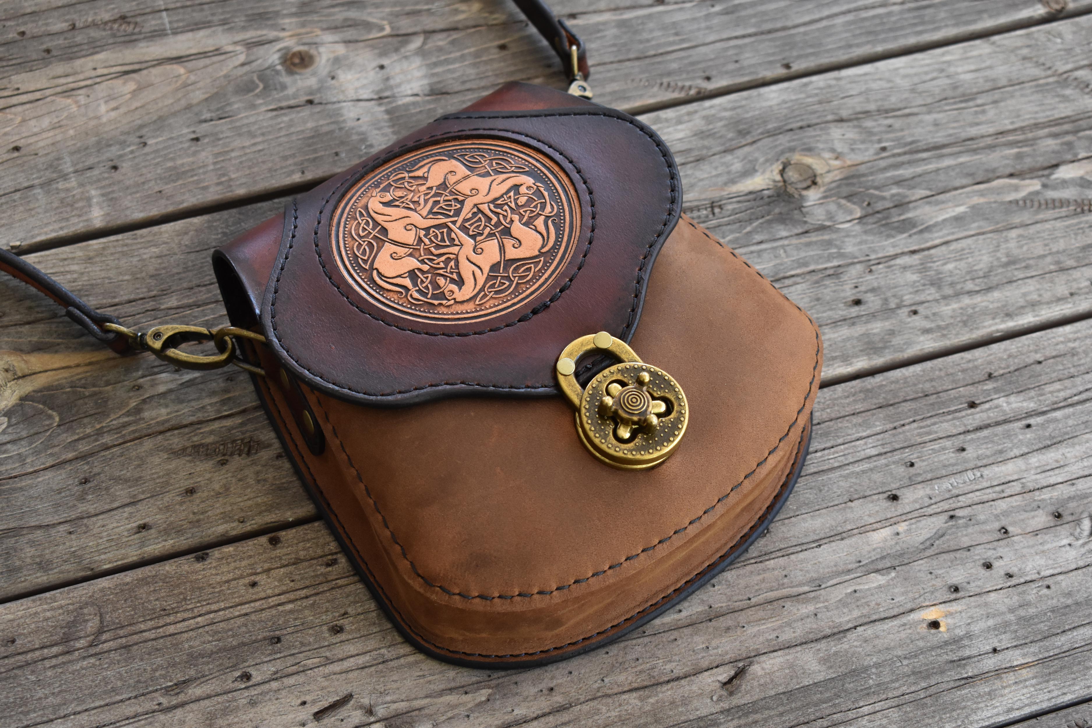 THE BRIGID - Crossbody Bag w/Celtic Horses