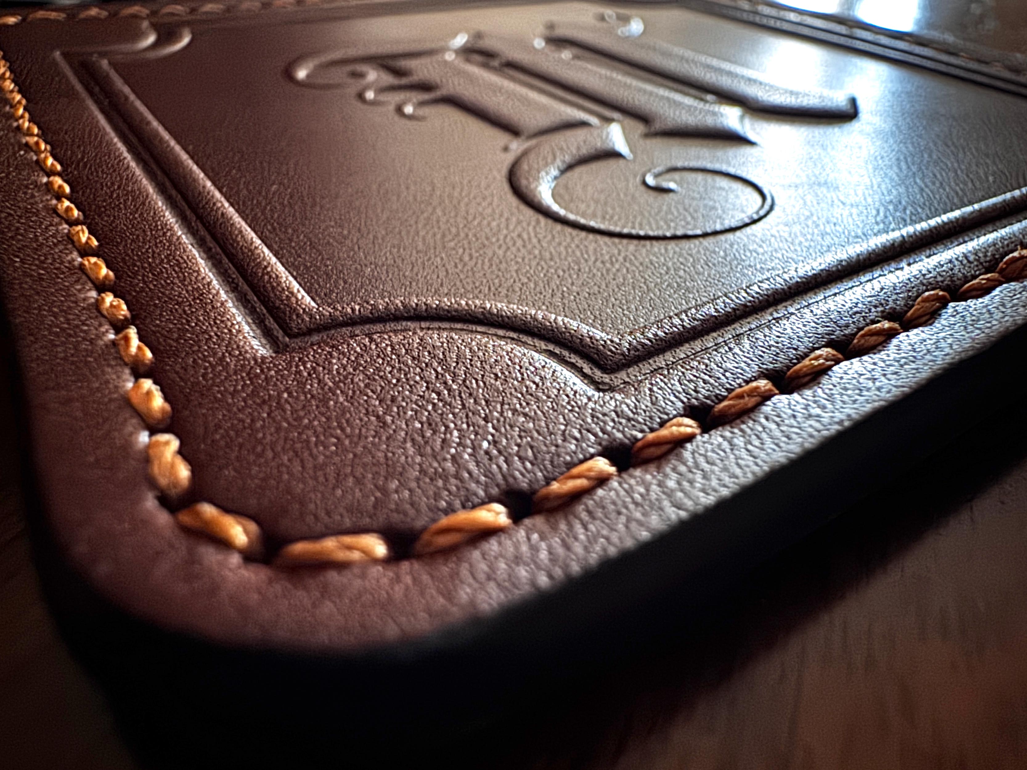 Monogram Leather Coasters
