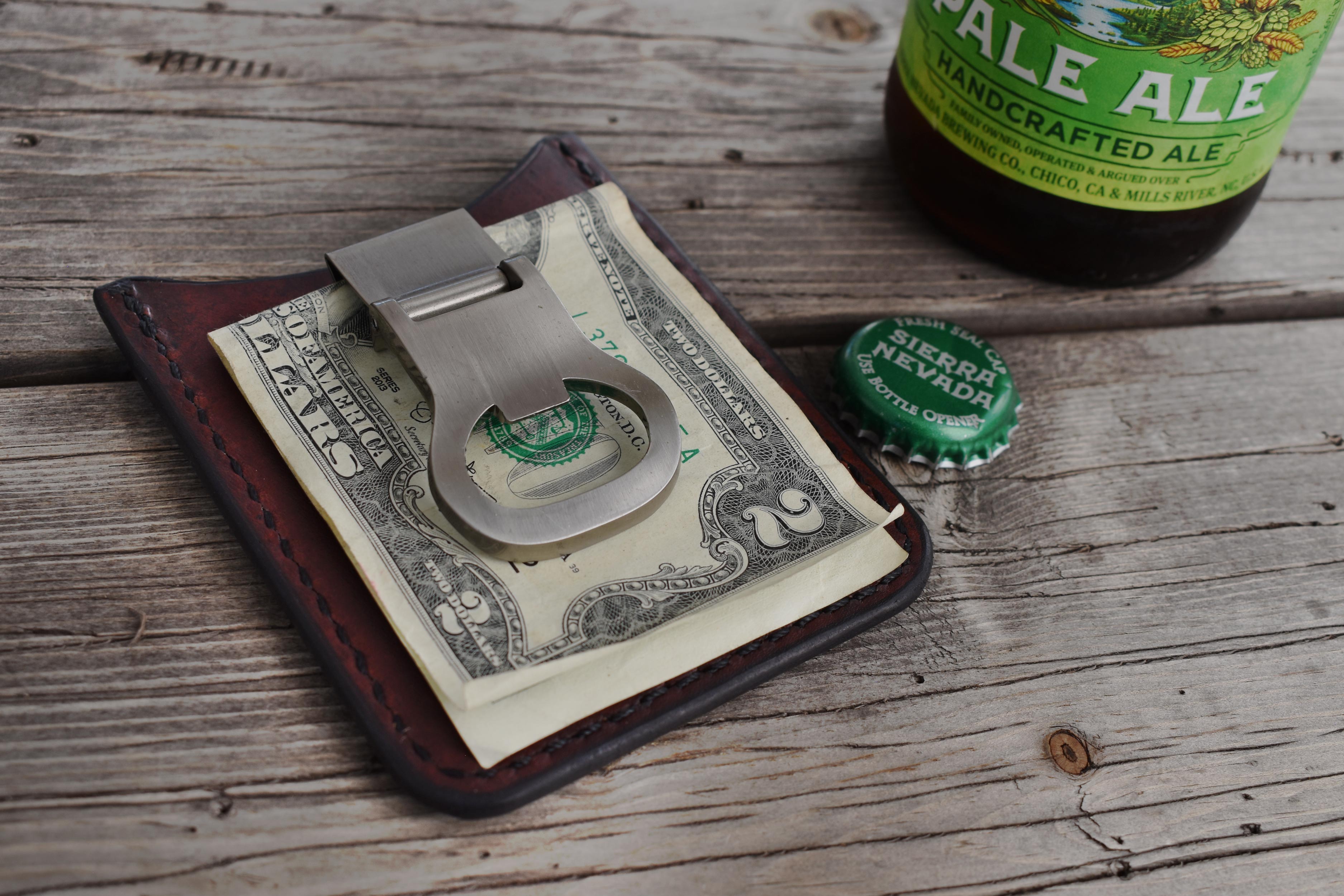 THE ROVER: Minimalist Credit Card Wallet with Money Clip