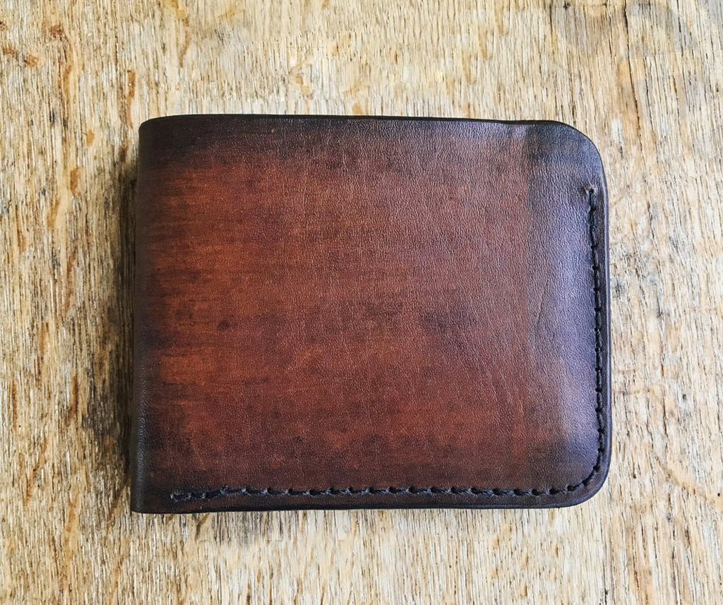 Bi-Fold Wallet - Minimalist Slim Style Full Grain Leather Wallet