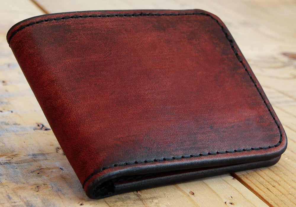 Men's Leather Bifold Wallet, Handmade Leather Wallets