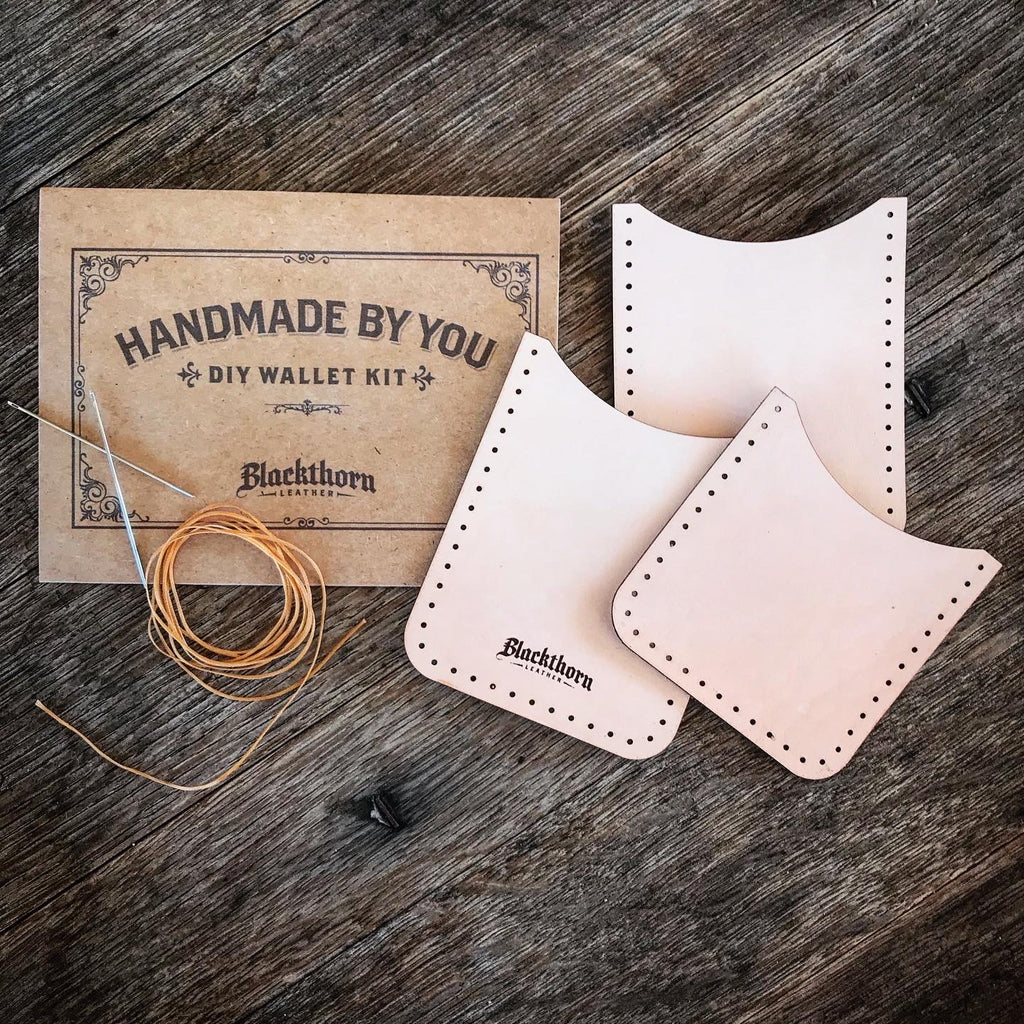 Be The Maker: Bifold Wallet Premium DIY Leathercraft Kit Chestnut