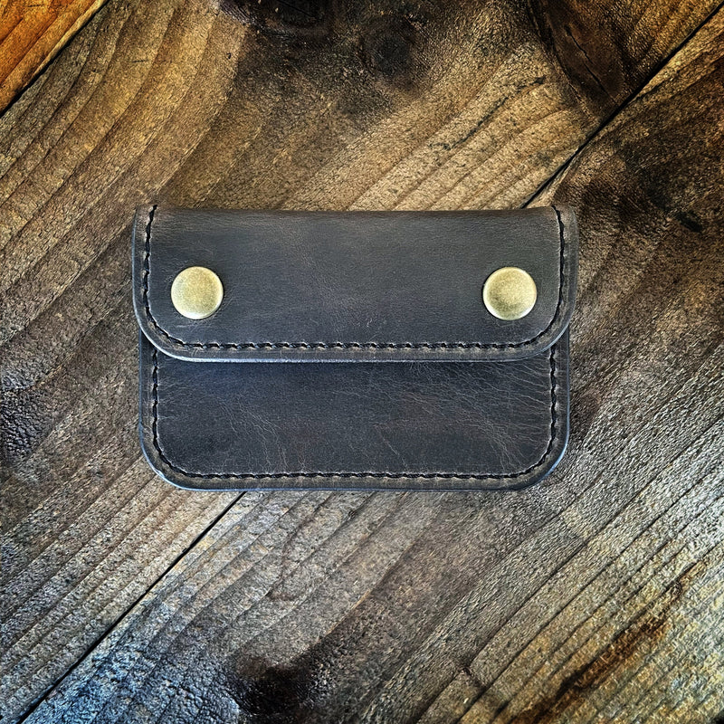 KENNETH - Snap Wallet w/ Zipper Pouch
