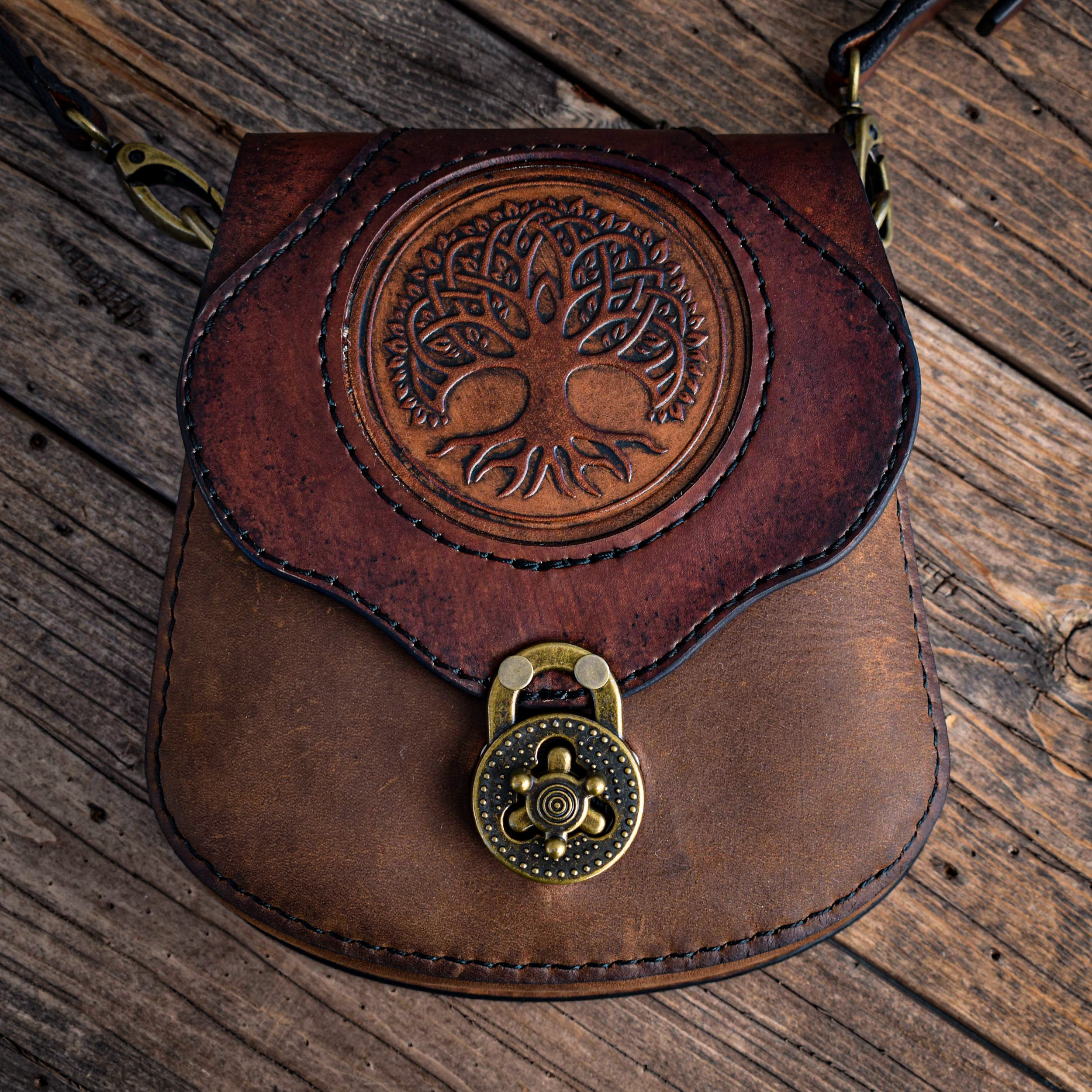 THE BRIGID - Crossbody Bag w/Tree of Life