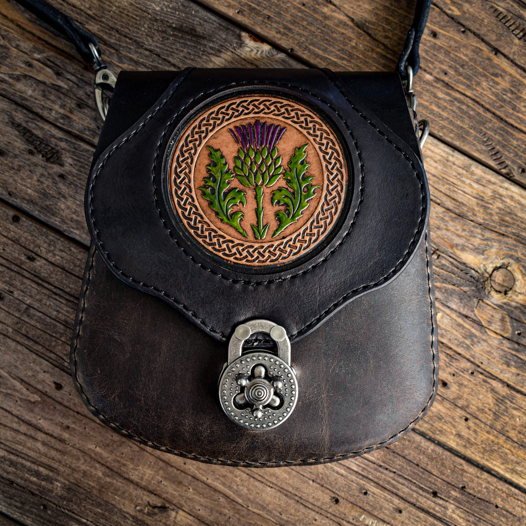 THE BRIGID - Crossbody Bag w/Tree of Life – Blackthorn Leather