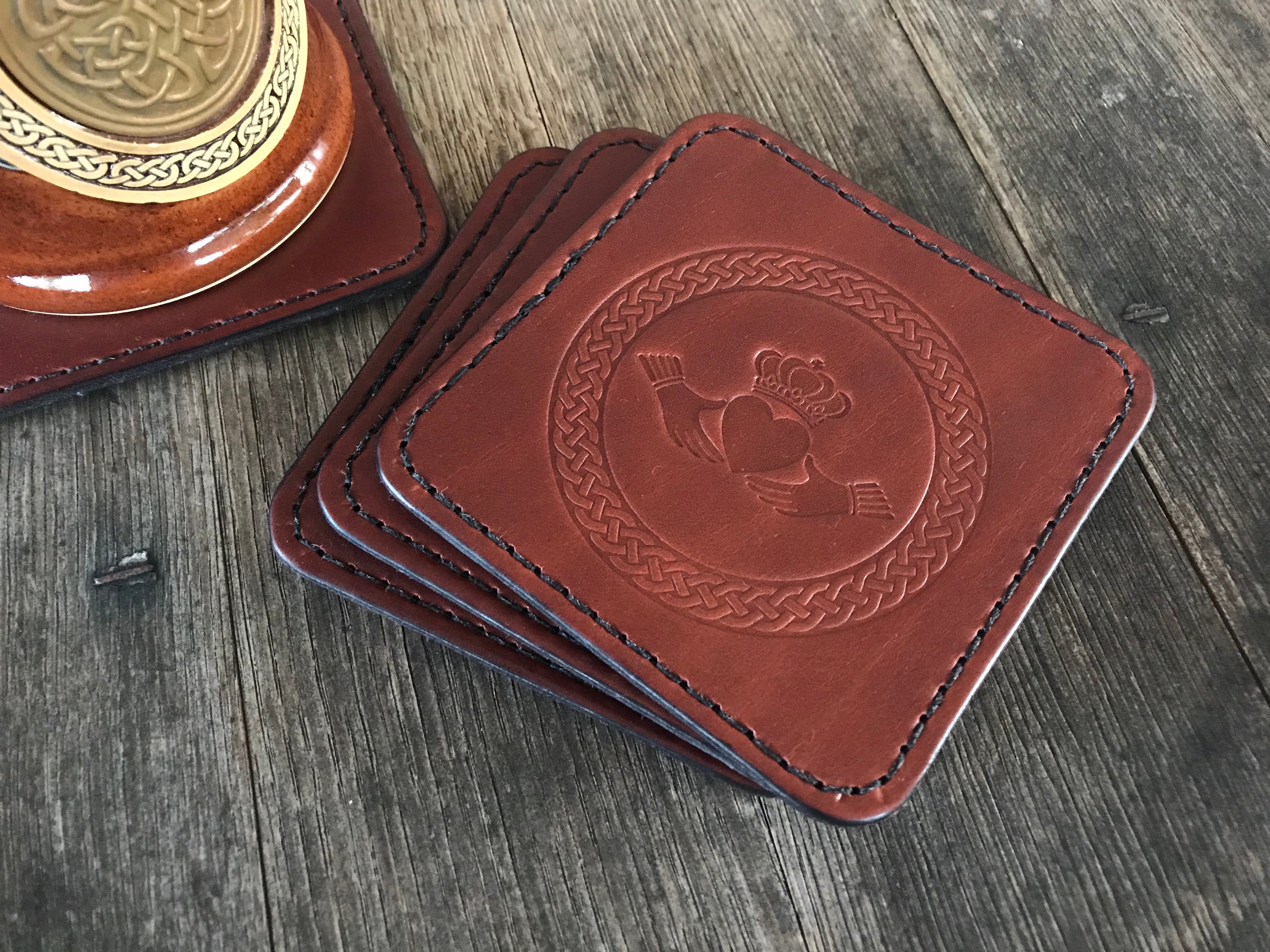 Leather Coasters (Set of 4)