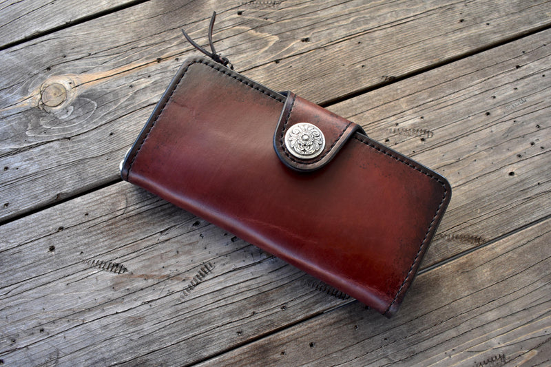 Large Clutch Wallet with Wristlet - Pinup Liner