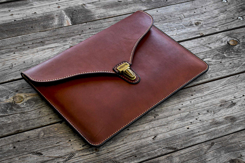 MacBook Pro/Air Sleeve Case - Brown Bridle Leather