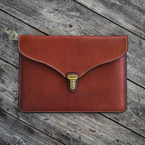 MacBook Pro/Air Sleeve Case - Brown Bridle Leather