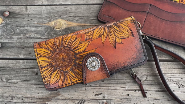 Clutch Wallet - Sunflower