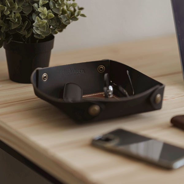 Leather Catch All Tray - Celtic
