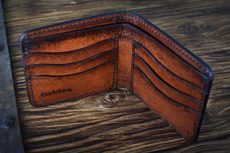 The Standard Leather Bi-Fold Wallet – Blackthorn Leather