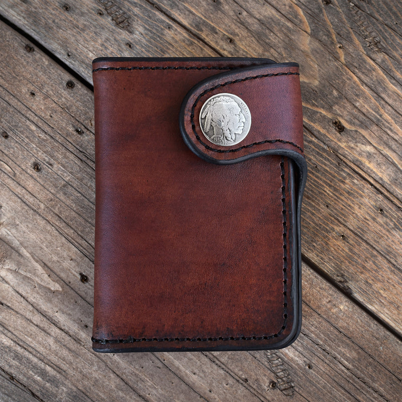 Handmade Leather Vegetable Tanned Leather Wallet