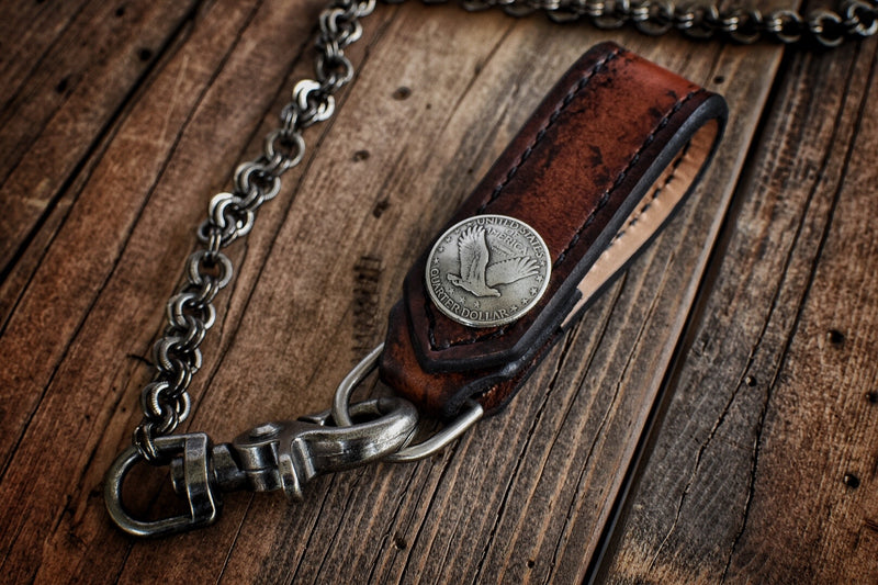 The Back Alley Brawler Antique Patina Wallet Chain