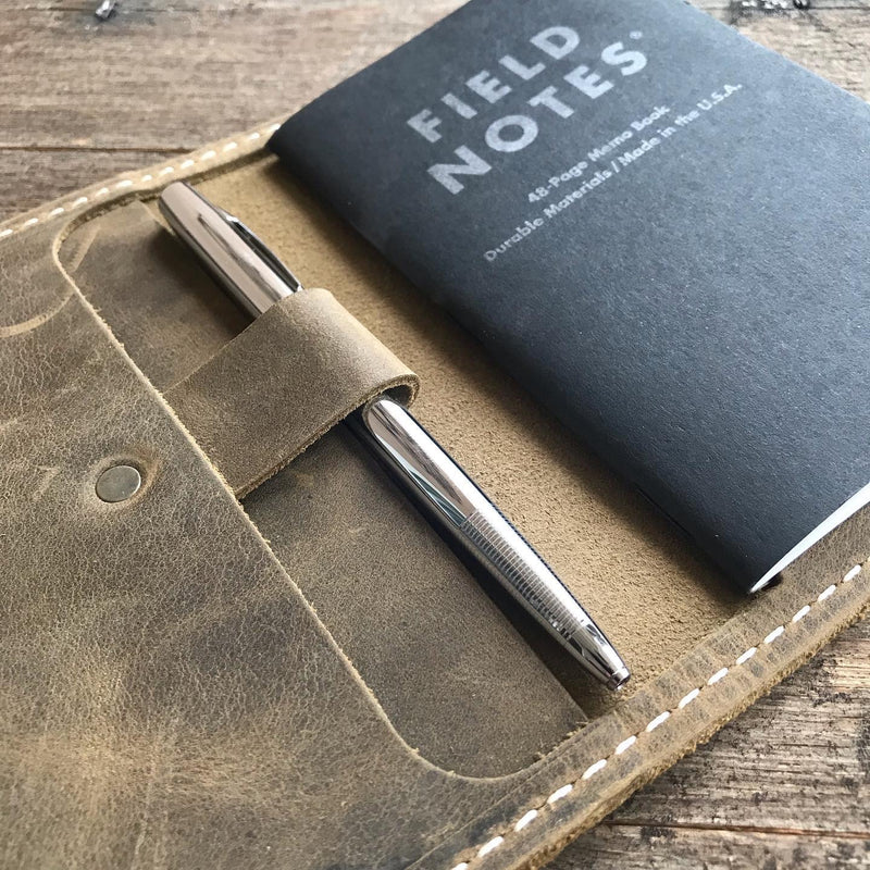 Leather Field Notes Cover, Passport travel wallet