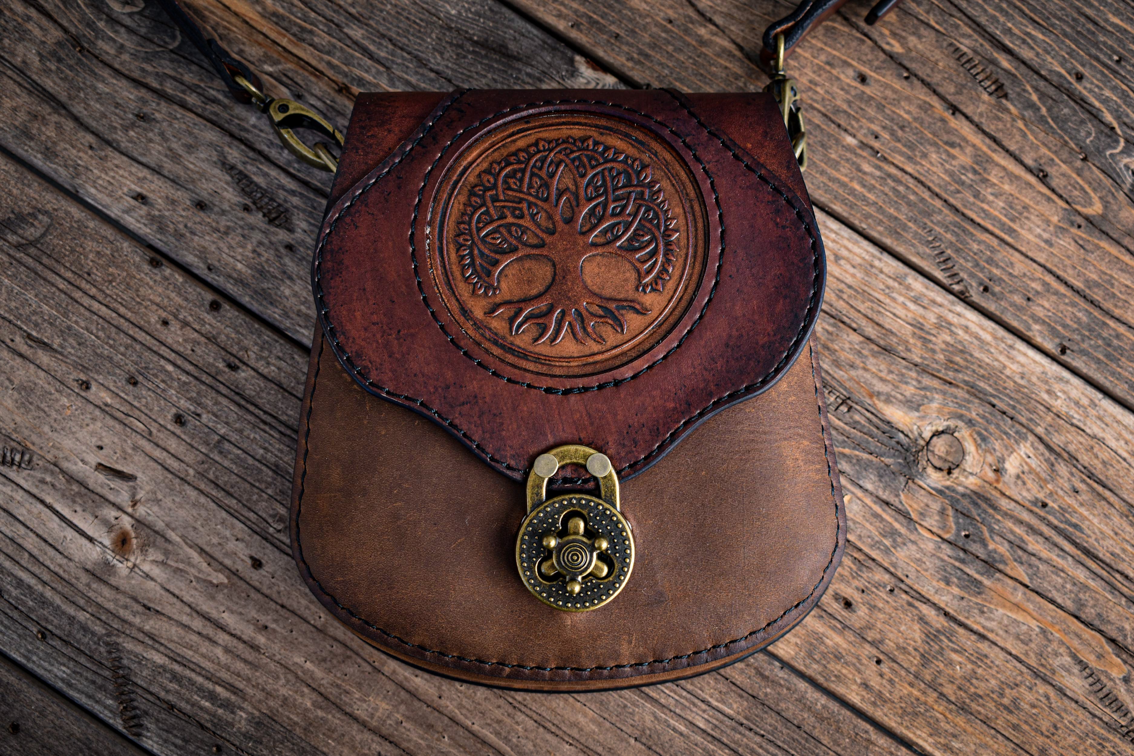 THE BRIGID - Crossbody Bag w/Tree of Life