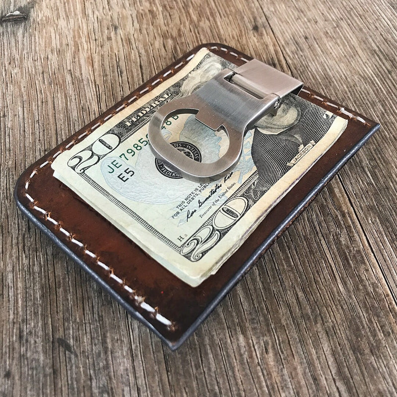 THE GATEHOUSE: Minimalist Credit Card Wallet with money clip