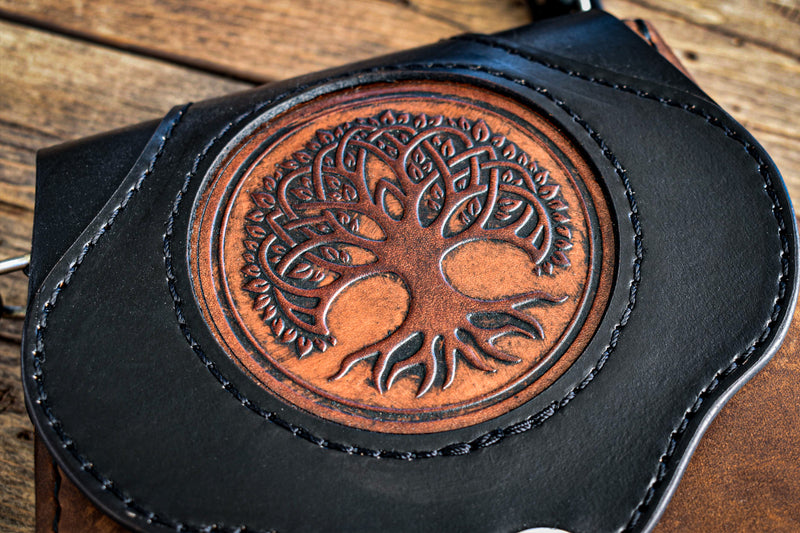 THE BRIGID - Crossbody Bag w/Tree of Life – Blackthorn Leather
