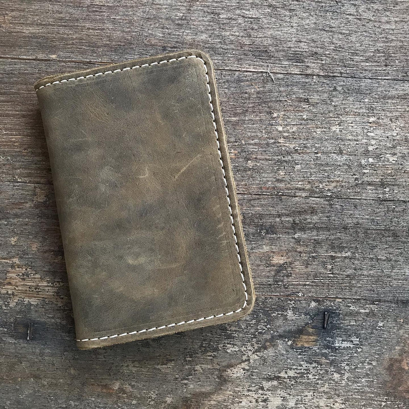Leather Field Notes Cover, Passport travel wallet