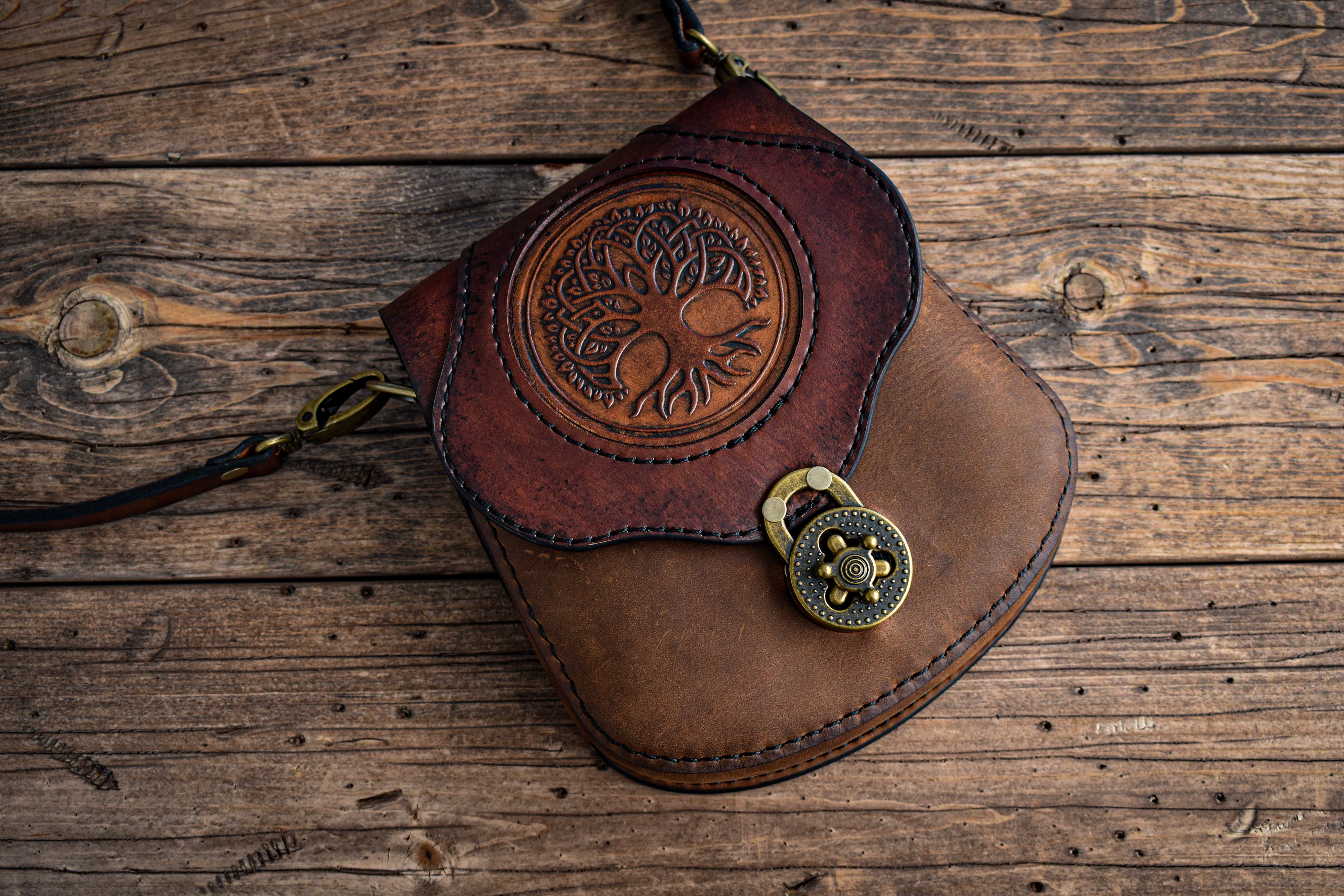 THE BRIGID - Crossbody Bag w/Tree of Life