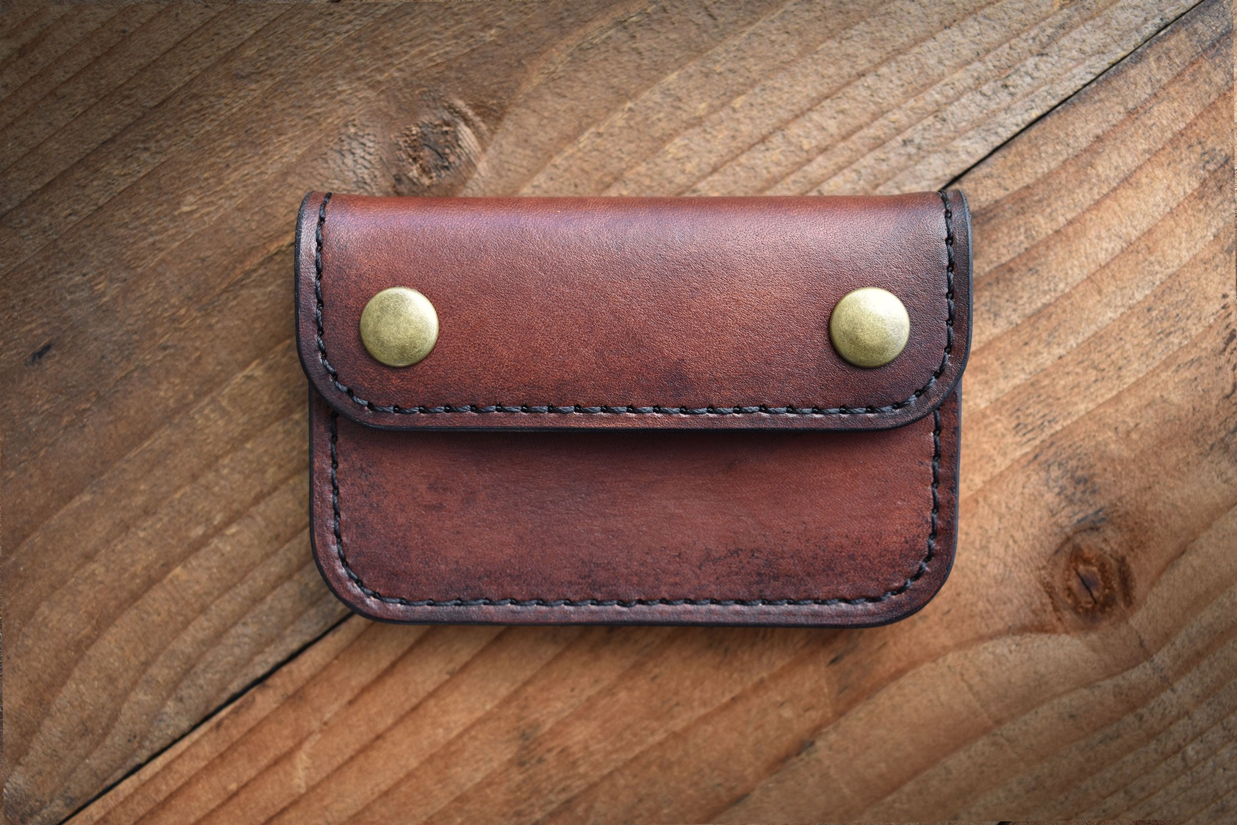 KENNETH - Snap Wallet w/ Zipper Pouch