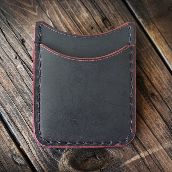 THE GALWAY: Natural Veg Tan Vertical Snap Wallet - Indian Head Buffalo –  Blackthorn Leather